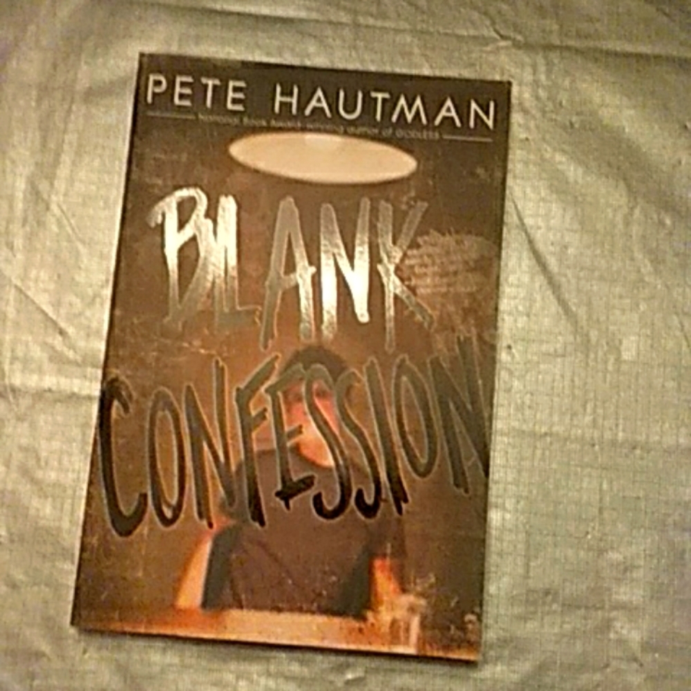 Blank Confession Novel Paperback